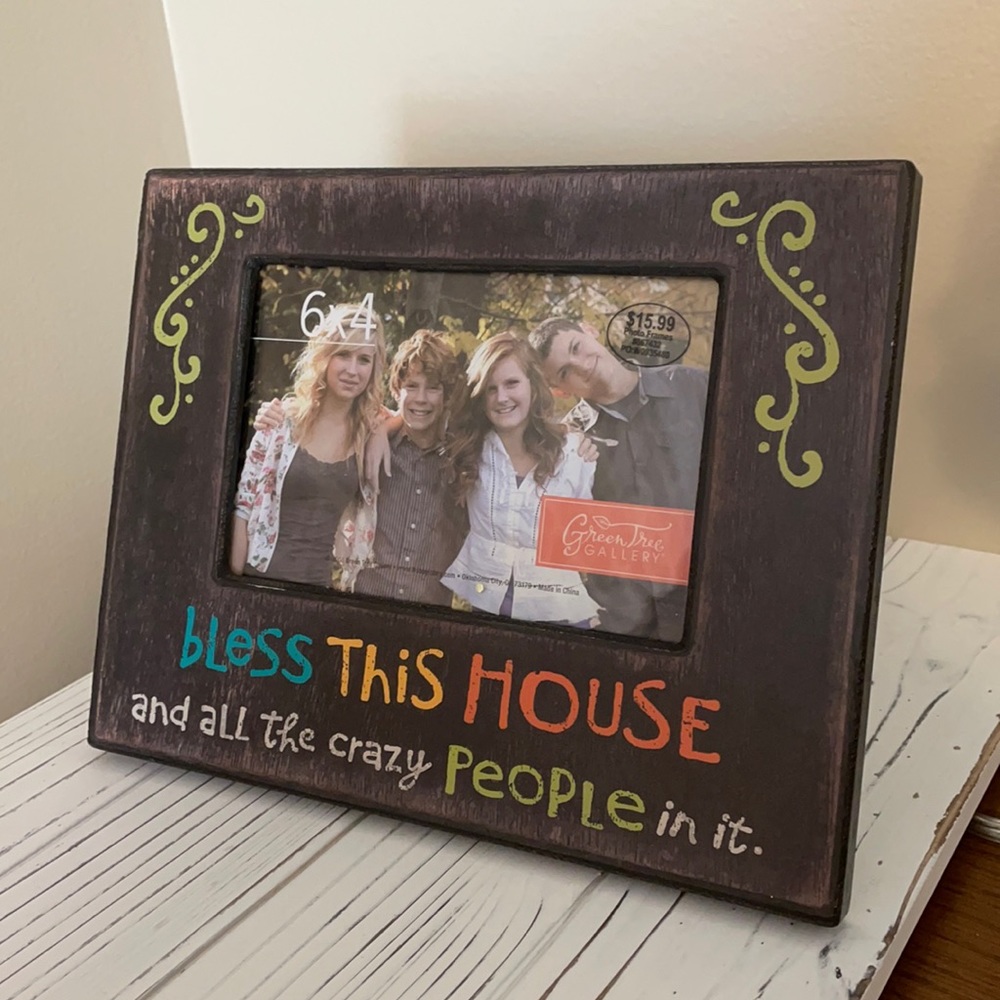 Bless this house picture frame